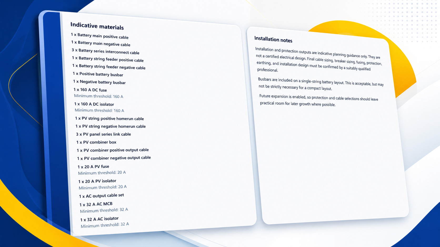 GridGap PDF report and export preview